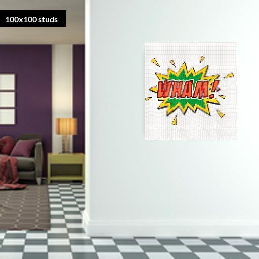 100*100studs, 80*80cm, 31.5*31.5inch