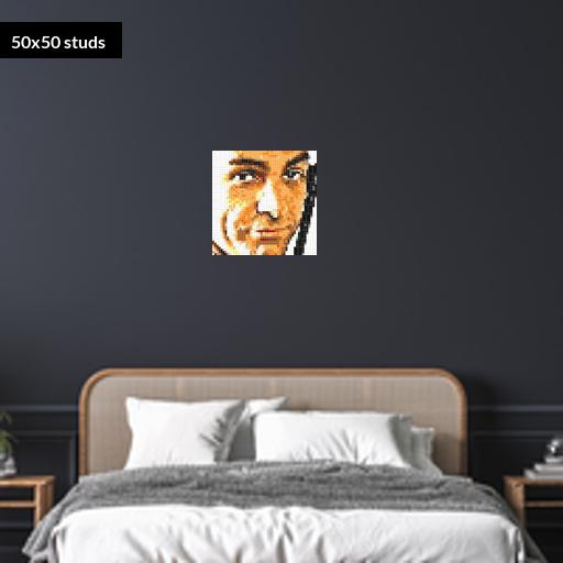 50*50studs, 40*40cm, 15.75*15.75inch