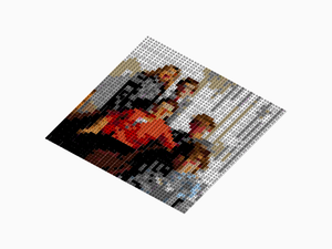 Custom Brick Mosaic