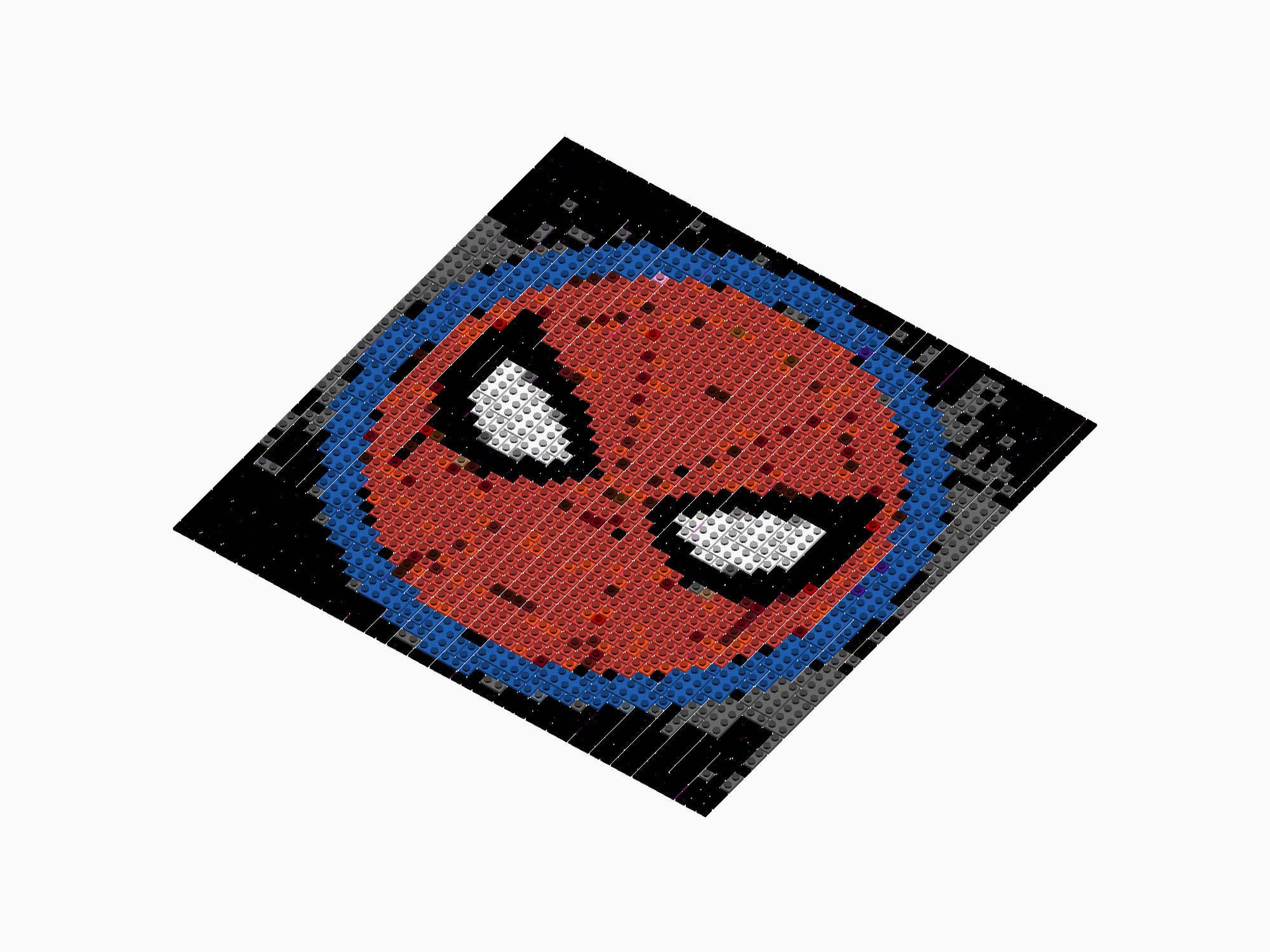 Custom Brick Mosaic