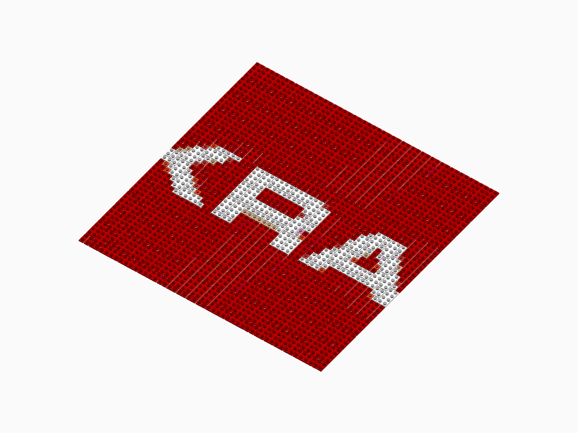 Custom Brick Mosaic