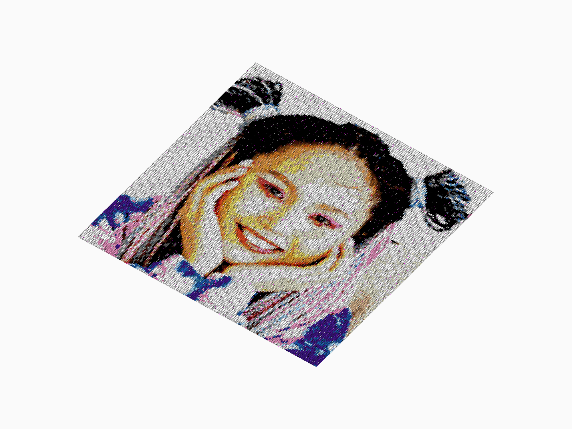 Custom Brick Mosaic