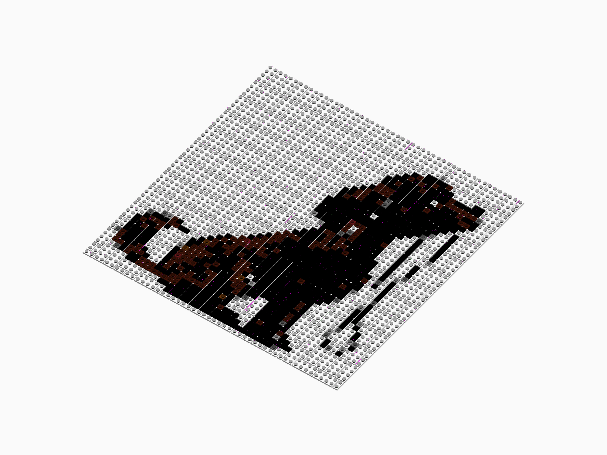 Custom Brick Mosaic