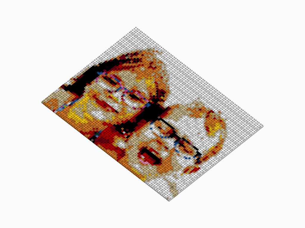 Custom Brick Mosaic