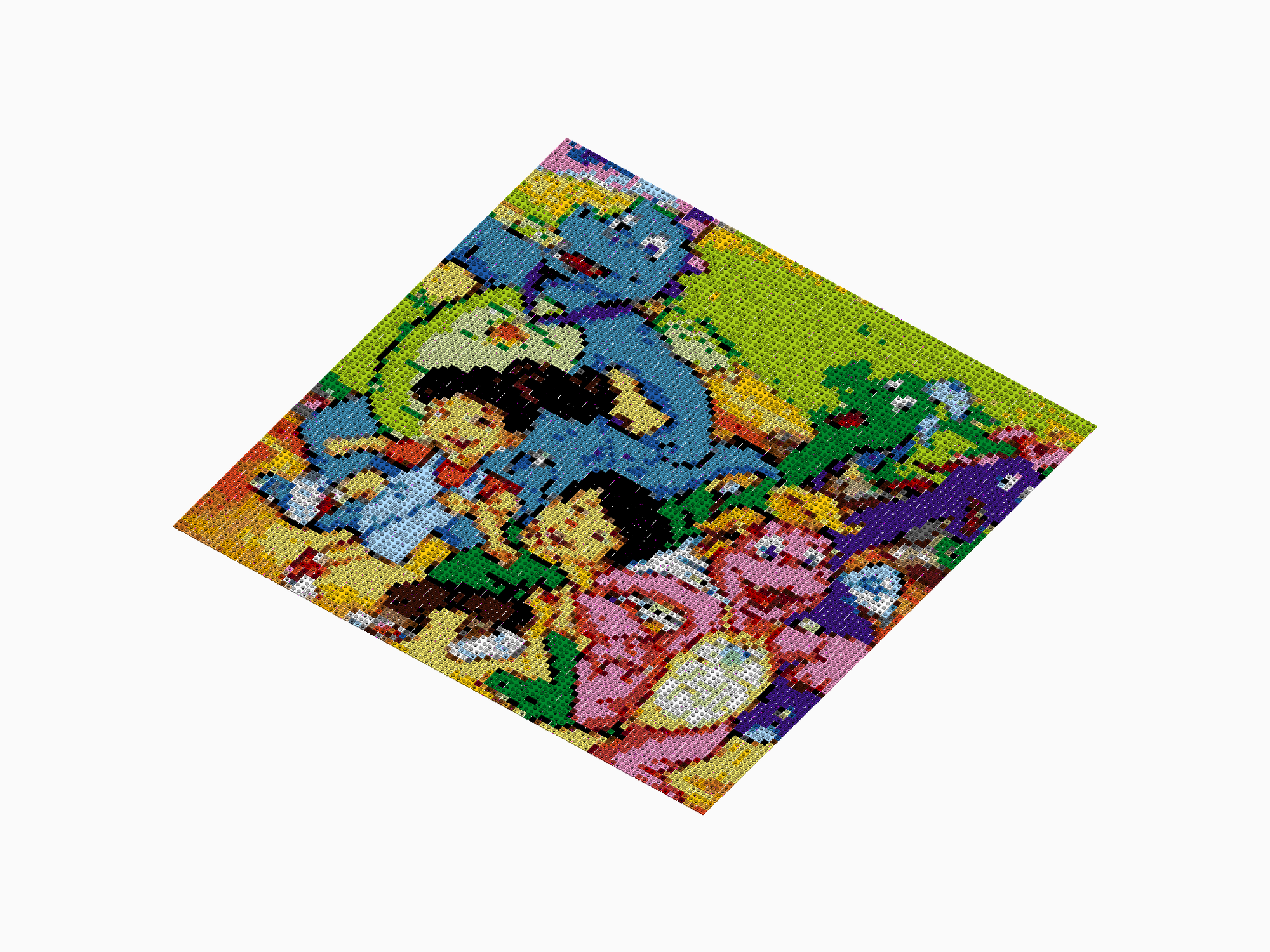 Custom Brick Mosaic