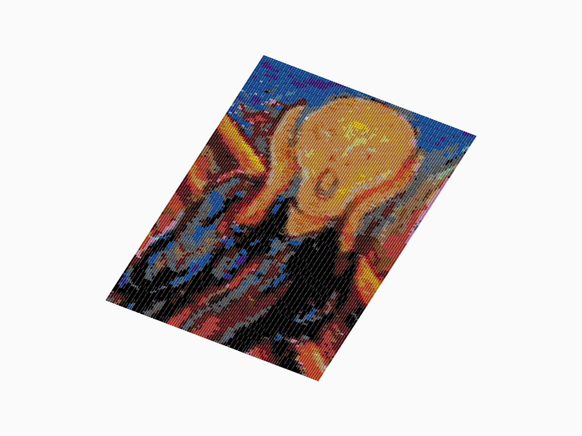 Custom Brick Mosaic