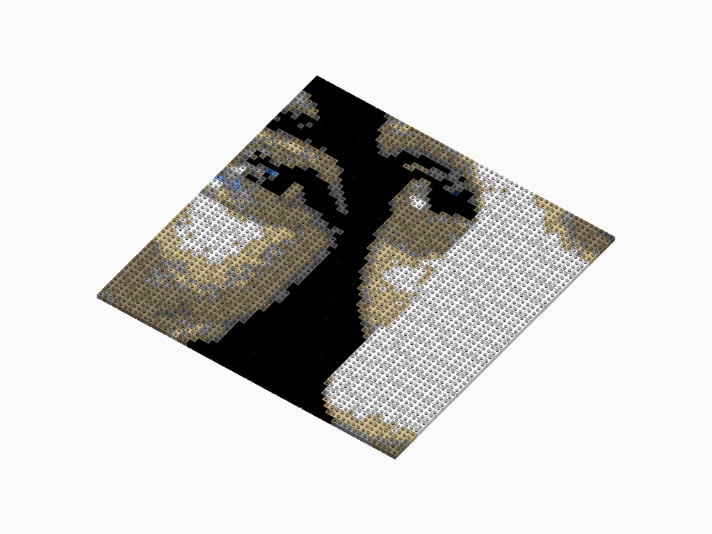 Custom Brick Mosaic