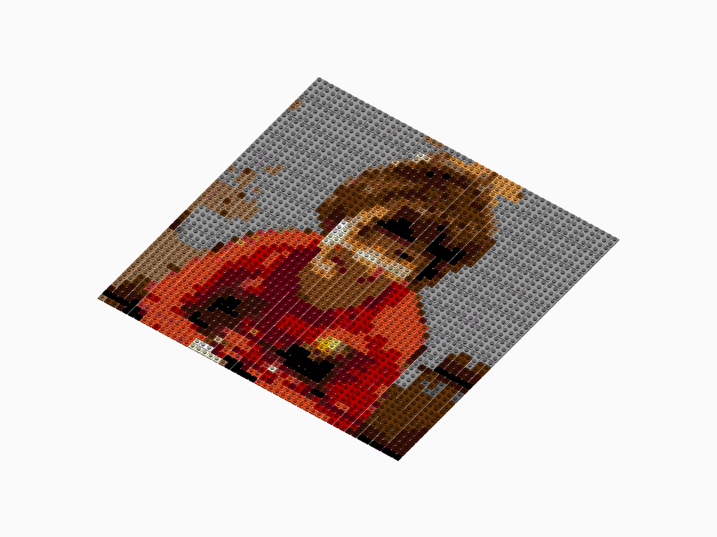 Custom Brick Mosaic