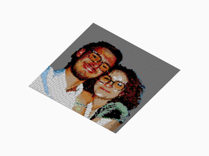 Custom Brick Mosaic