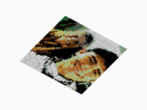 Custom Brick Mosaic