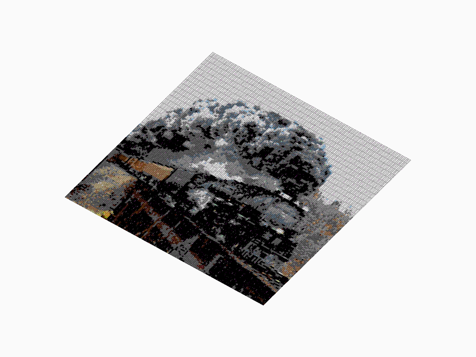 Custom Brick Mosaic