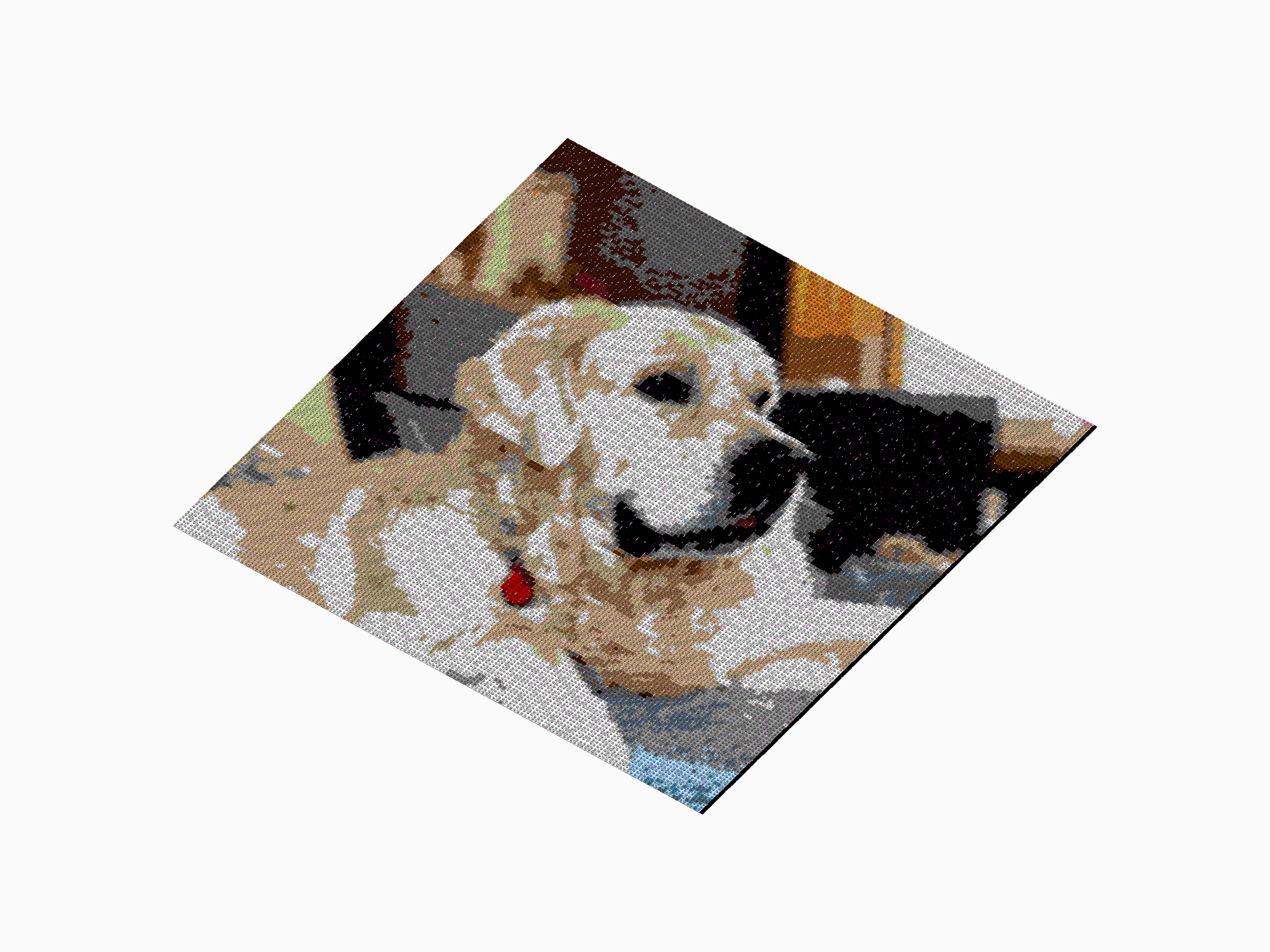 Custom Brick Mosaic
