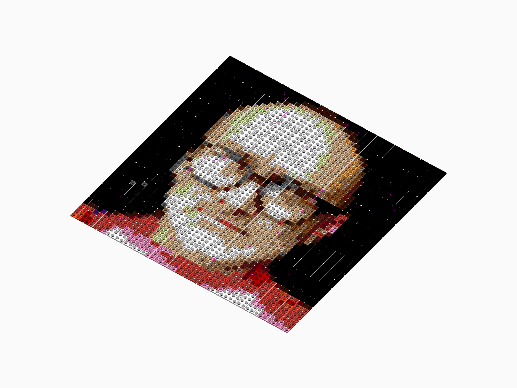 Custom Brick Mosaic