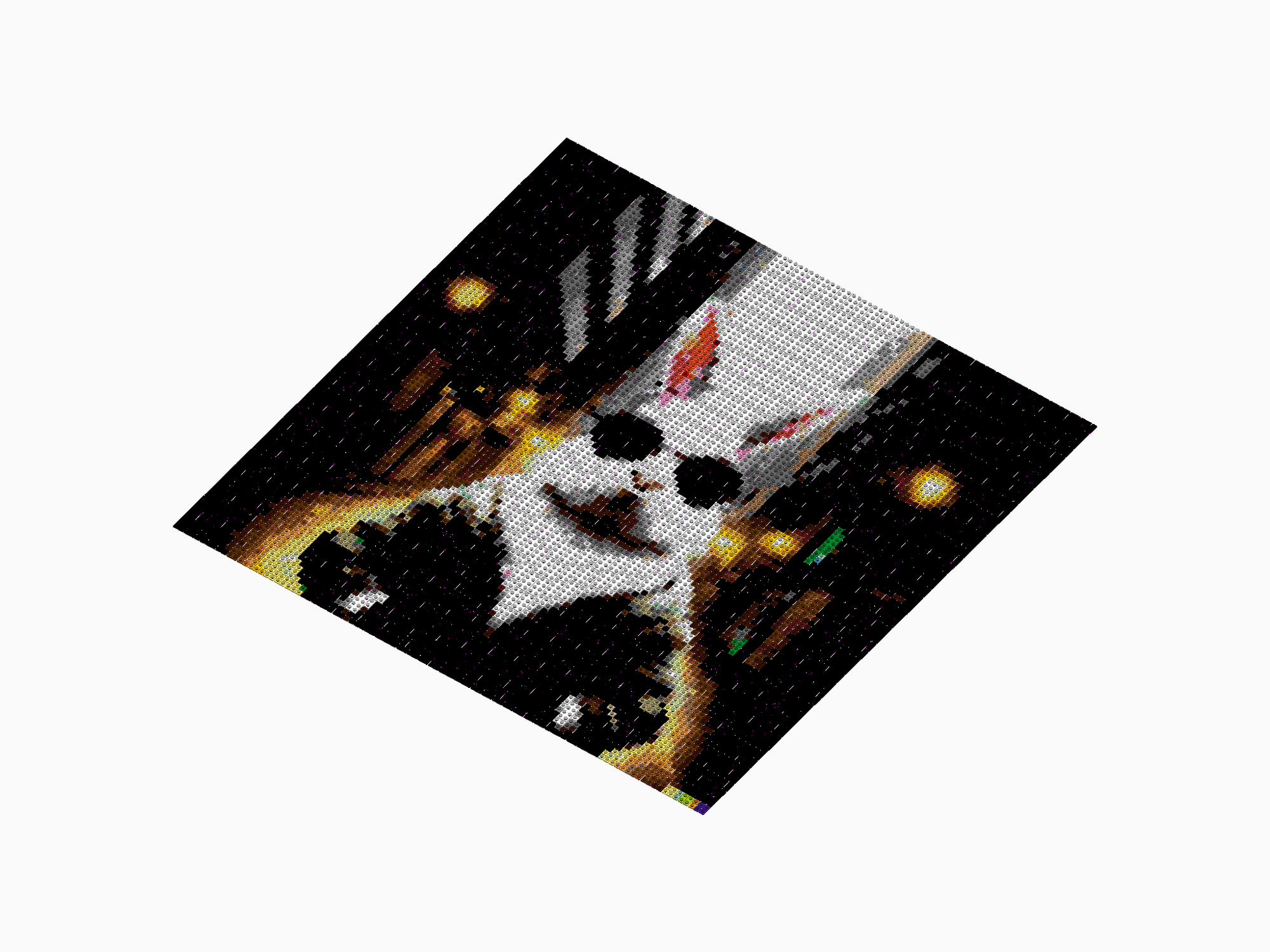 Custom Brick Mosaic