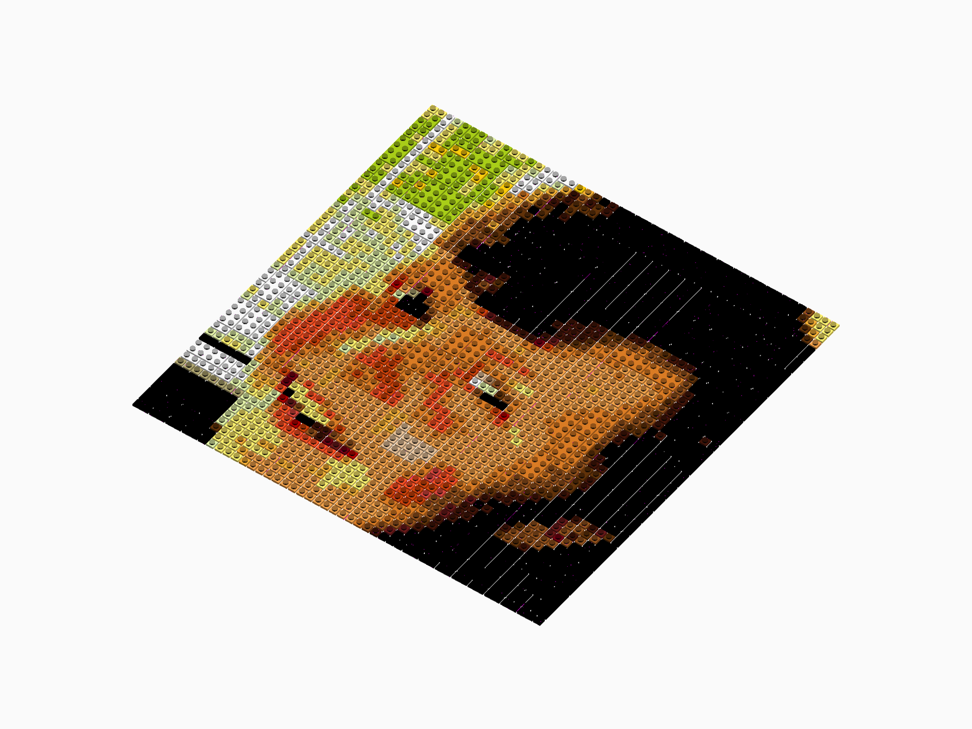 Custom Brick Mosaic
