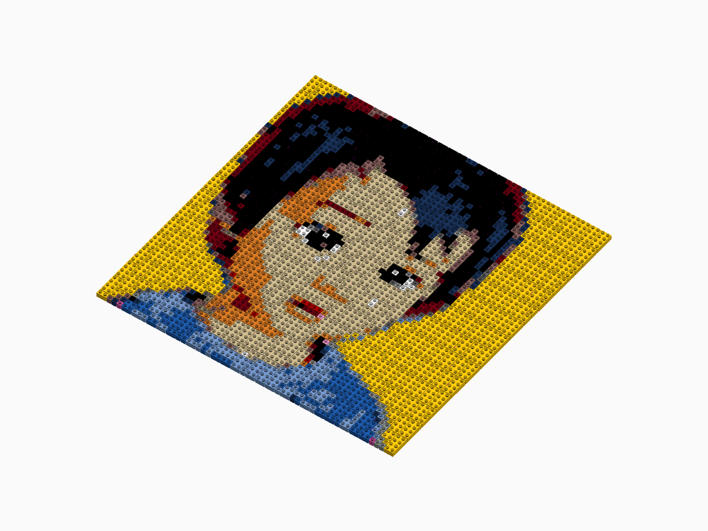 Custom Brick Mosaic