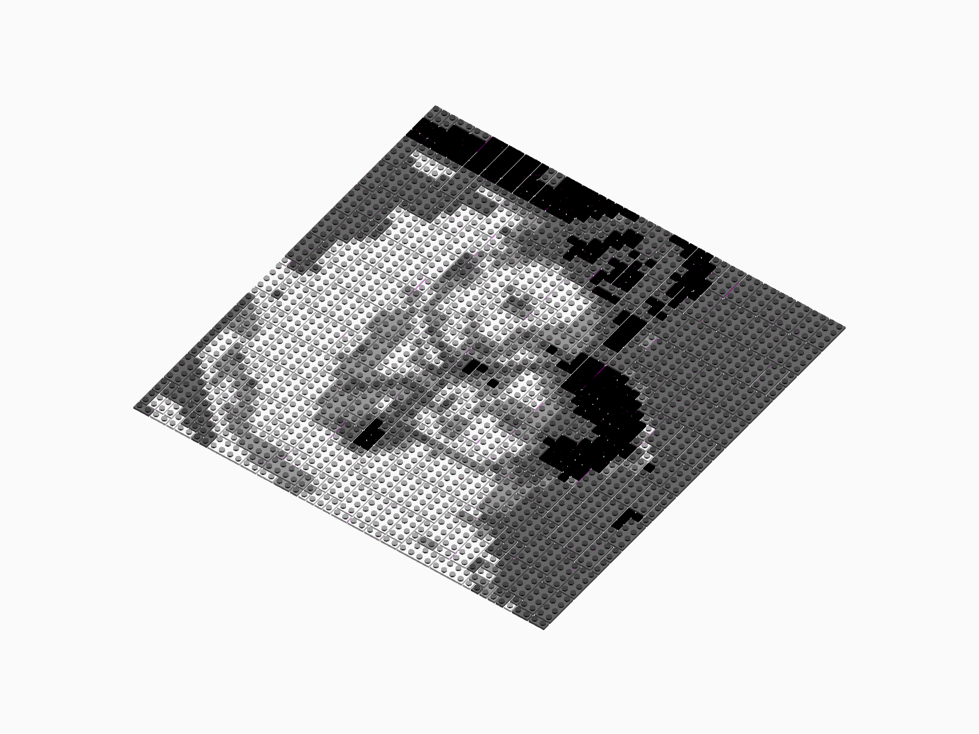 Custom Brick Mosaic