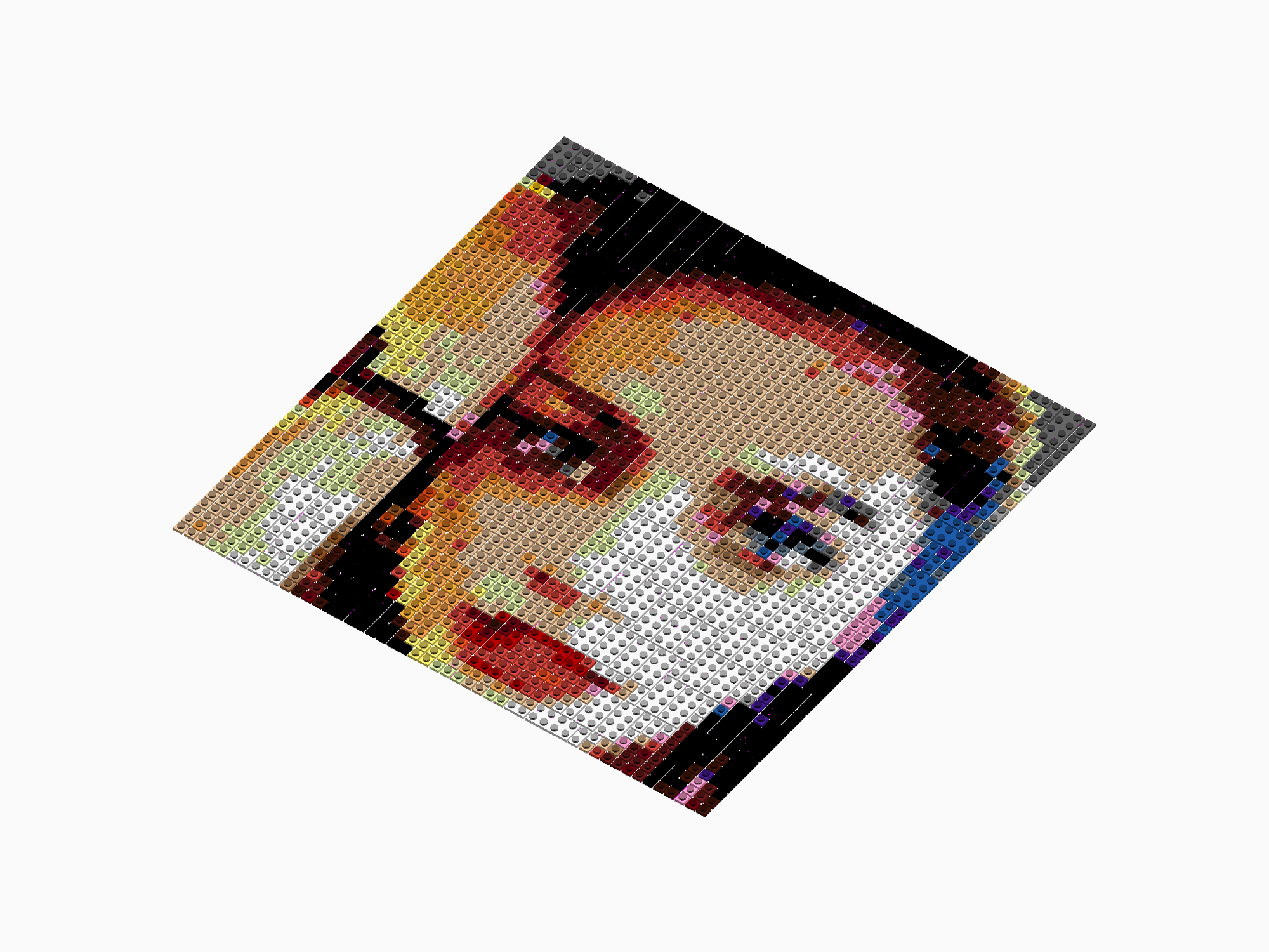 Custom Brick Mosaic