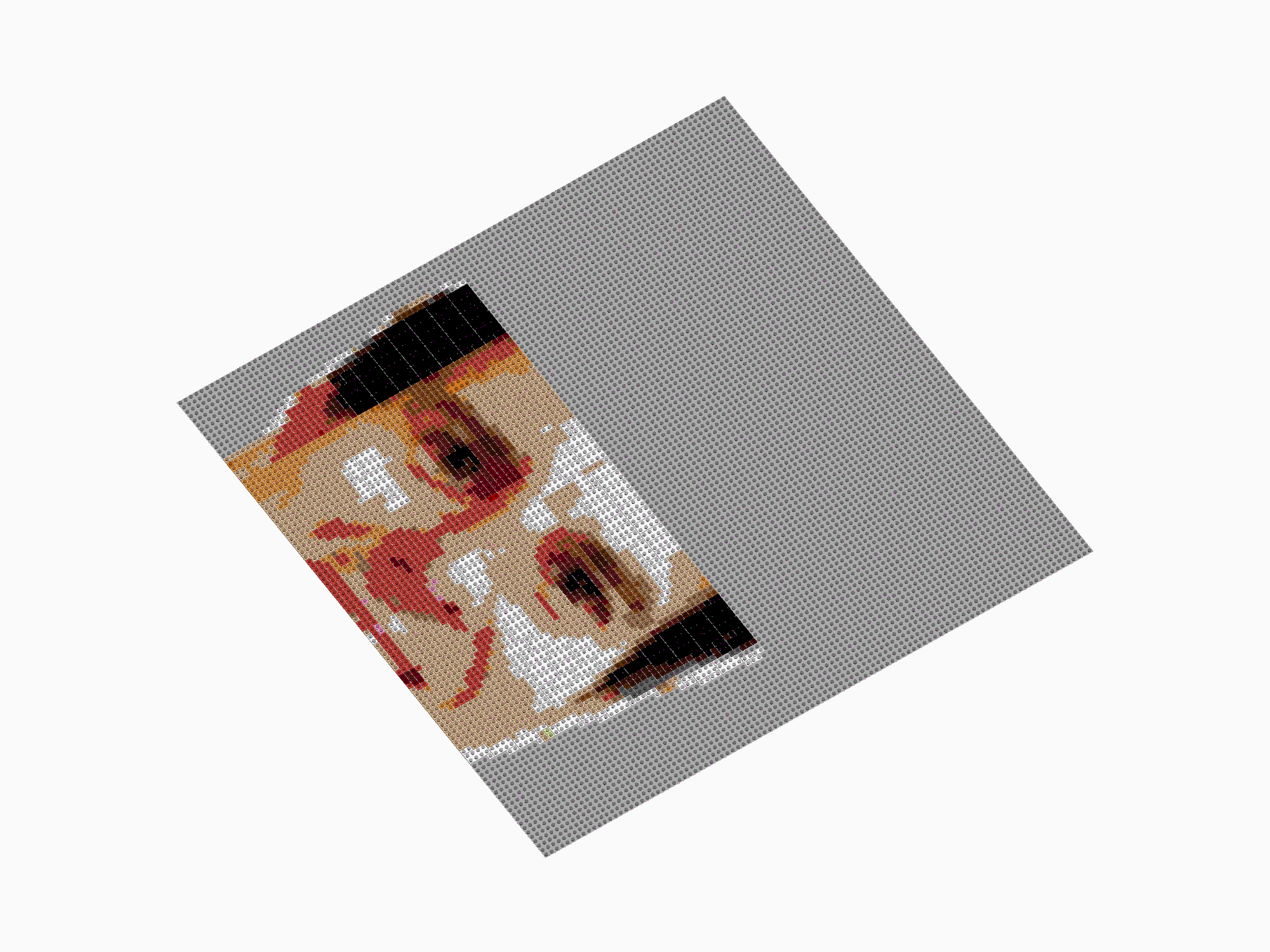Custom Brick Mosaic