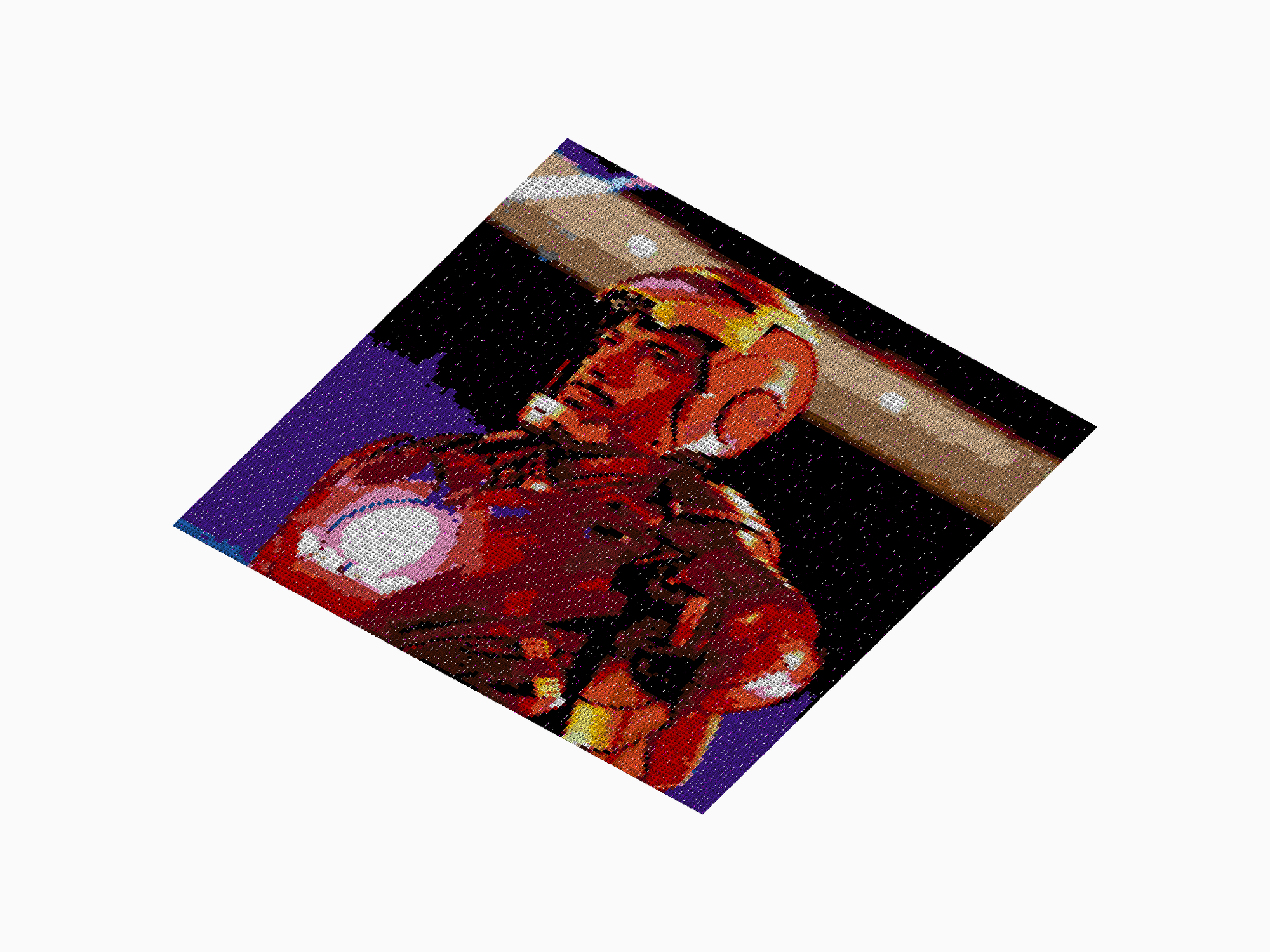Custom Brick Mosaic