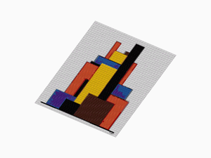 Custom Brick Mosaic