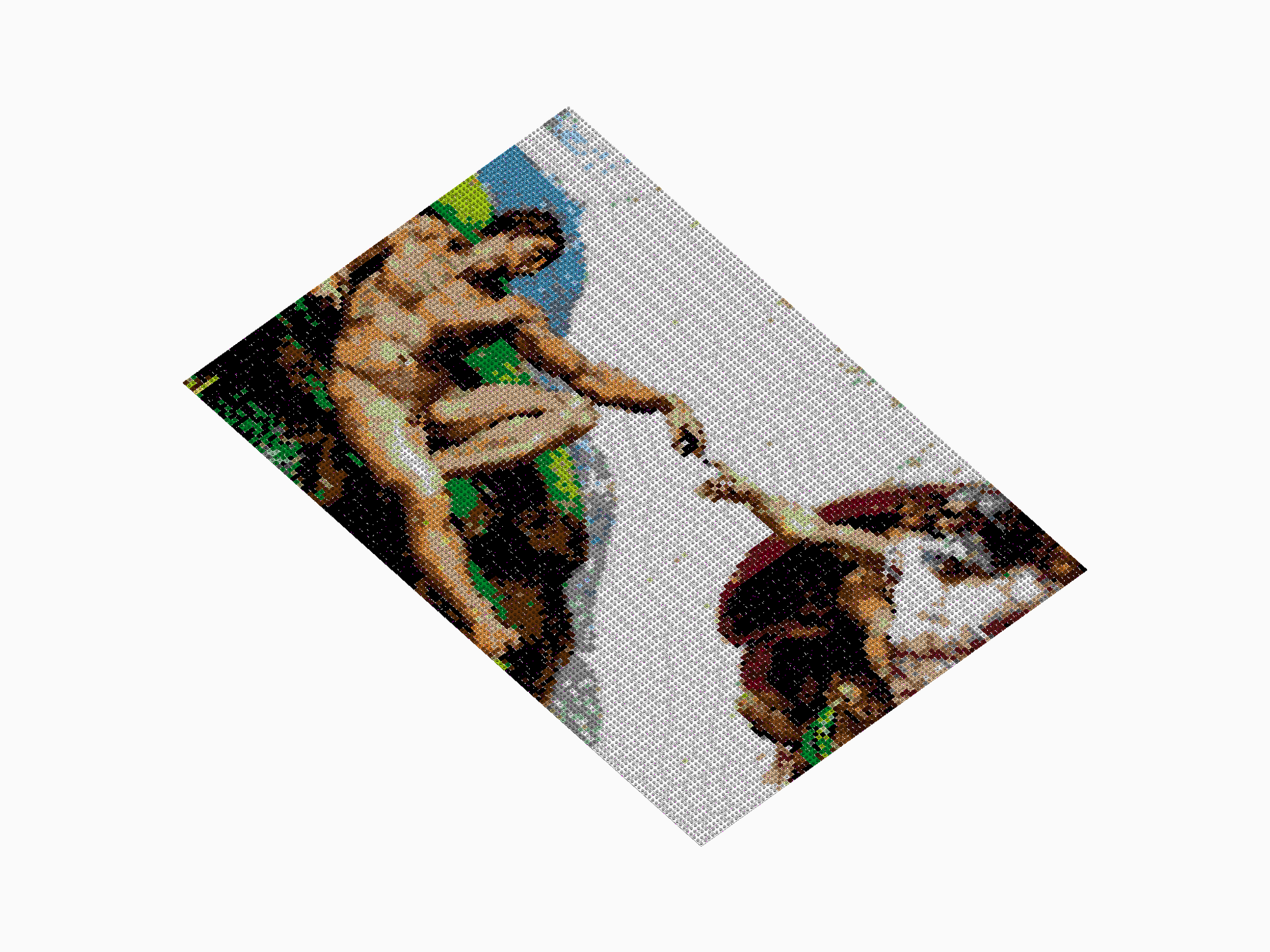Custom Brick Mosaic
