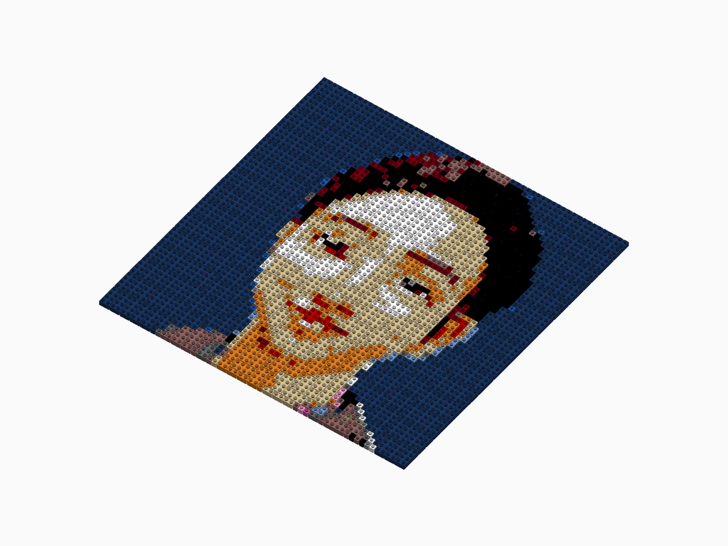 Custom Brick Mosaic