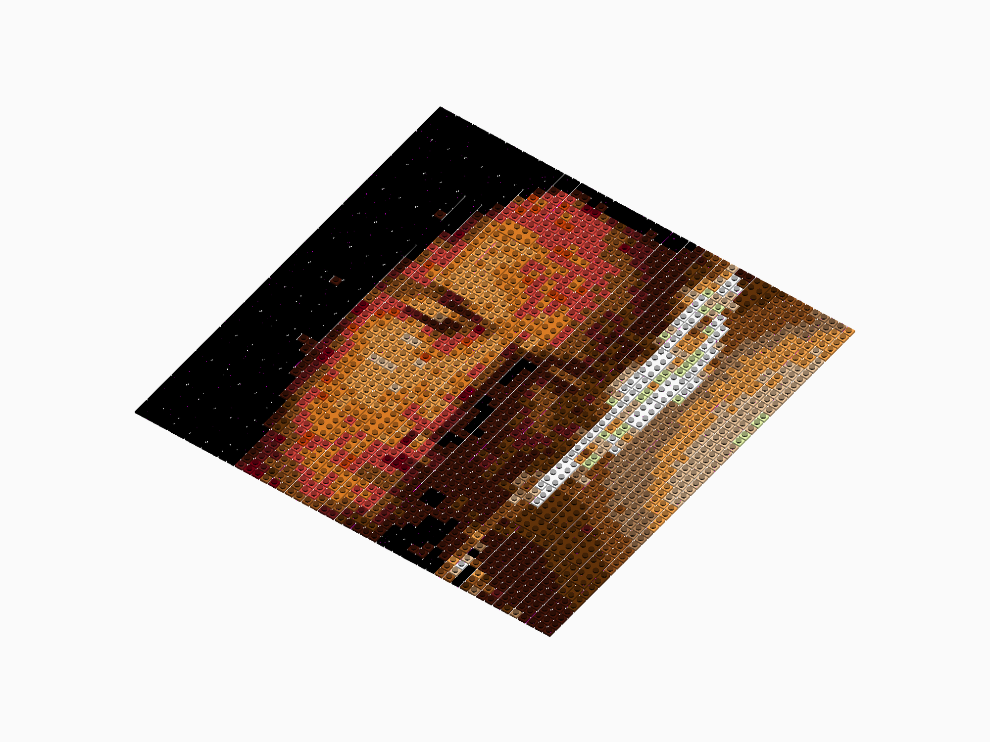 Custom Brick Mosaic