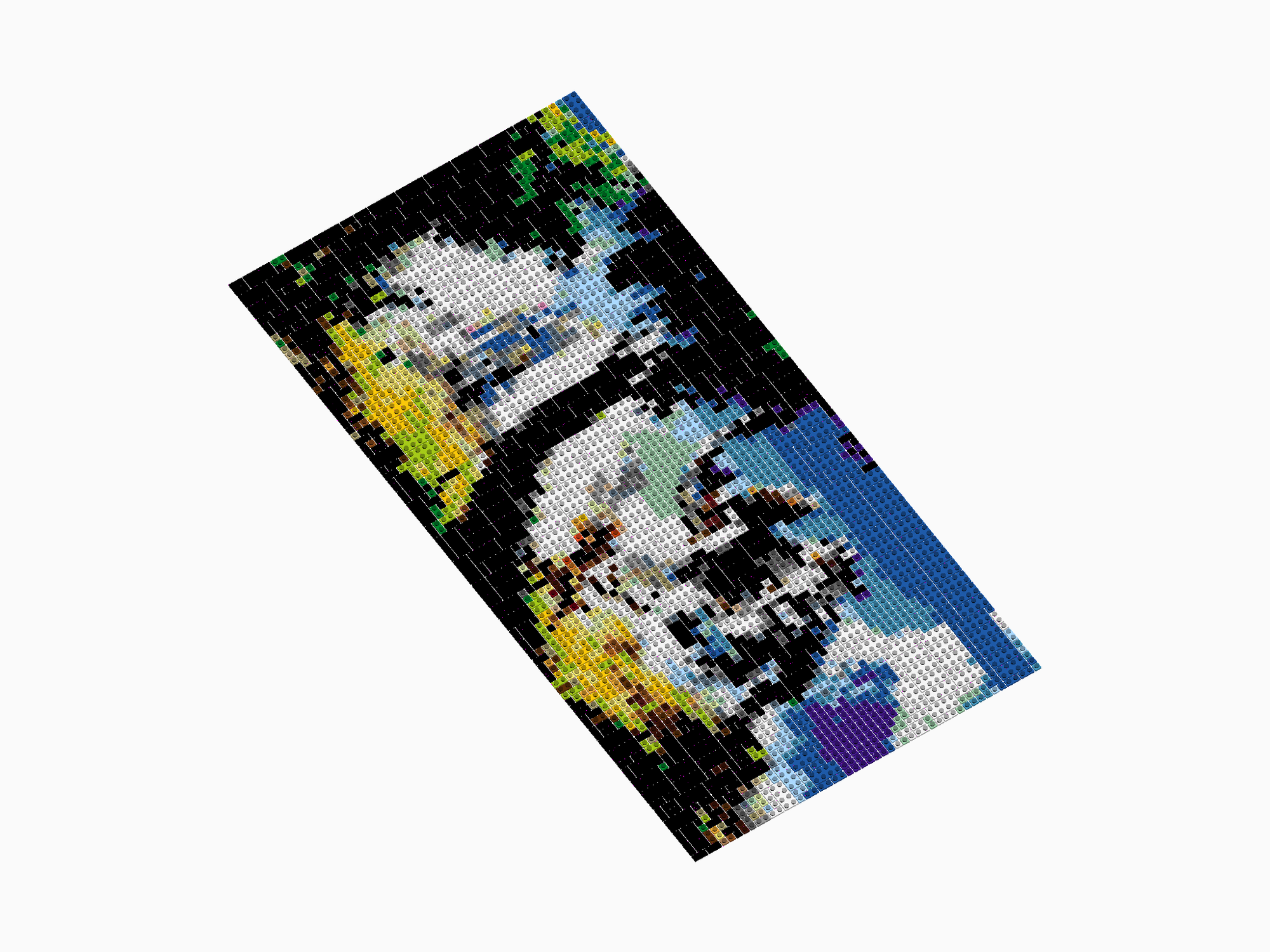 Custom Brick Mosaic