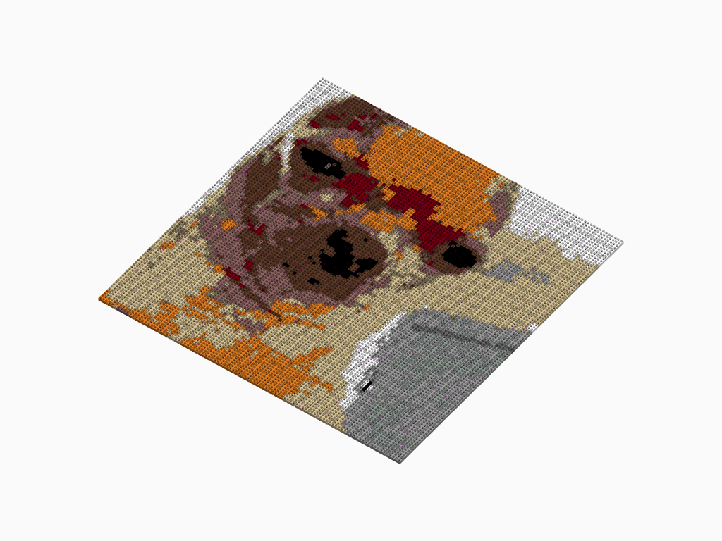 Custom Brick Mosaic