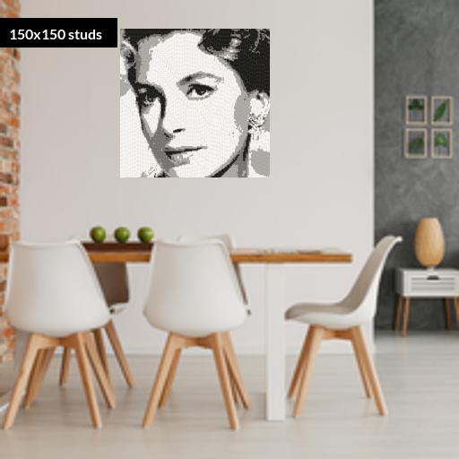 150*150studs, 120*120cm, 47.25*47.25inch