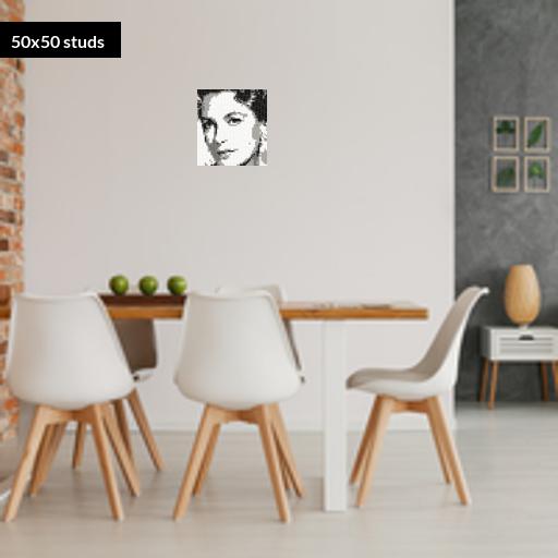 50*50studs, 40*40cm, 15.75*15.75inch