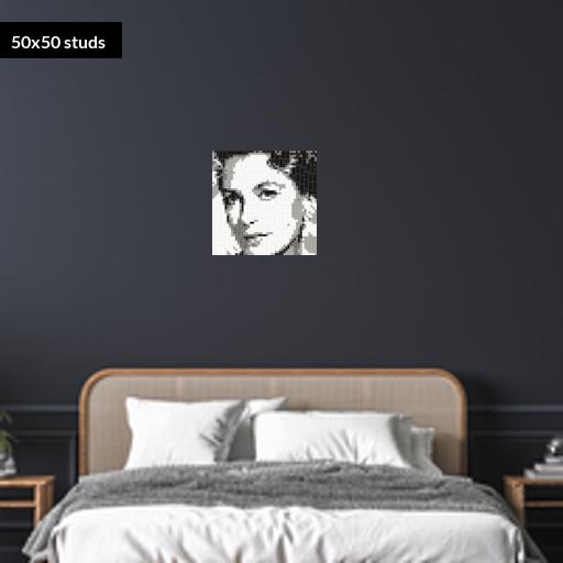 50*50studs, 40*40cm, 15.75*15.75inch