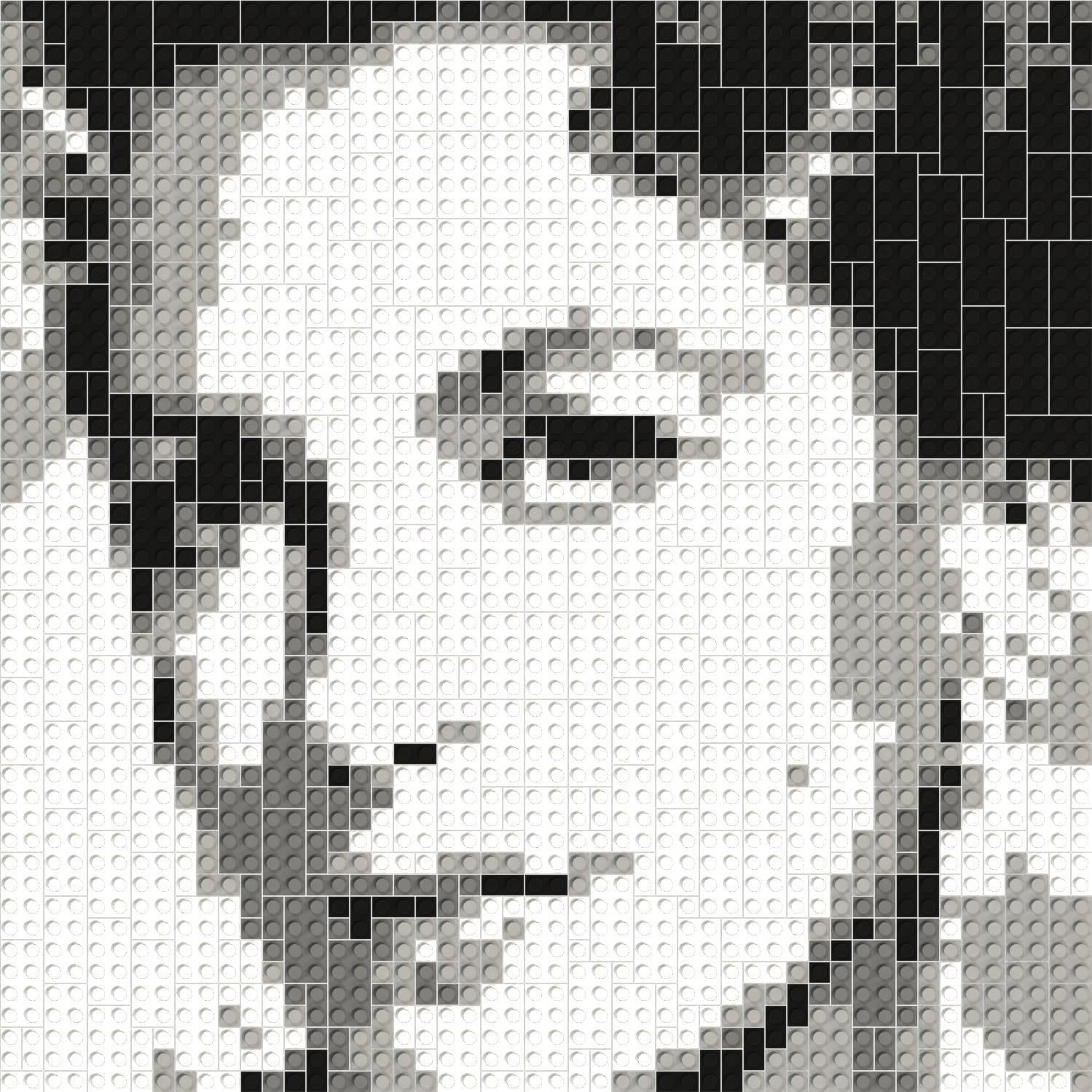 50*50studs, 40*40cm, 15.75*15.75inch