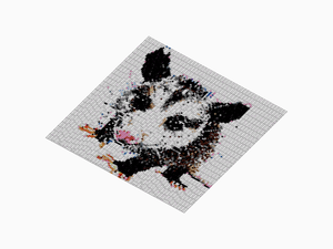 Custom Brick Mosaic