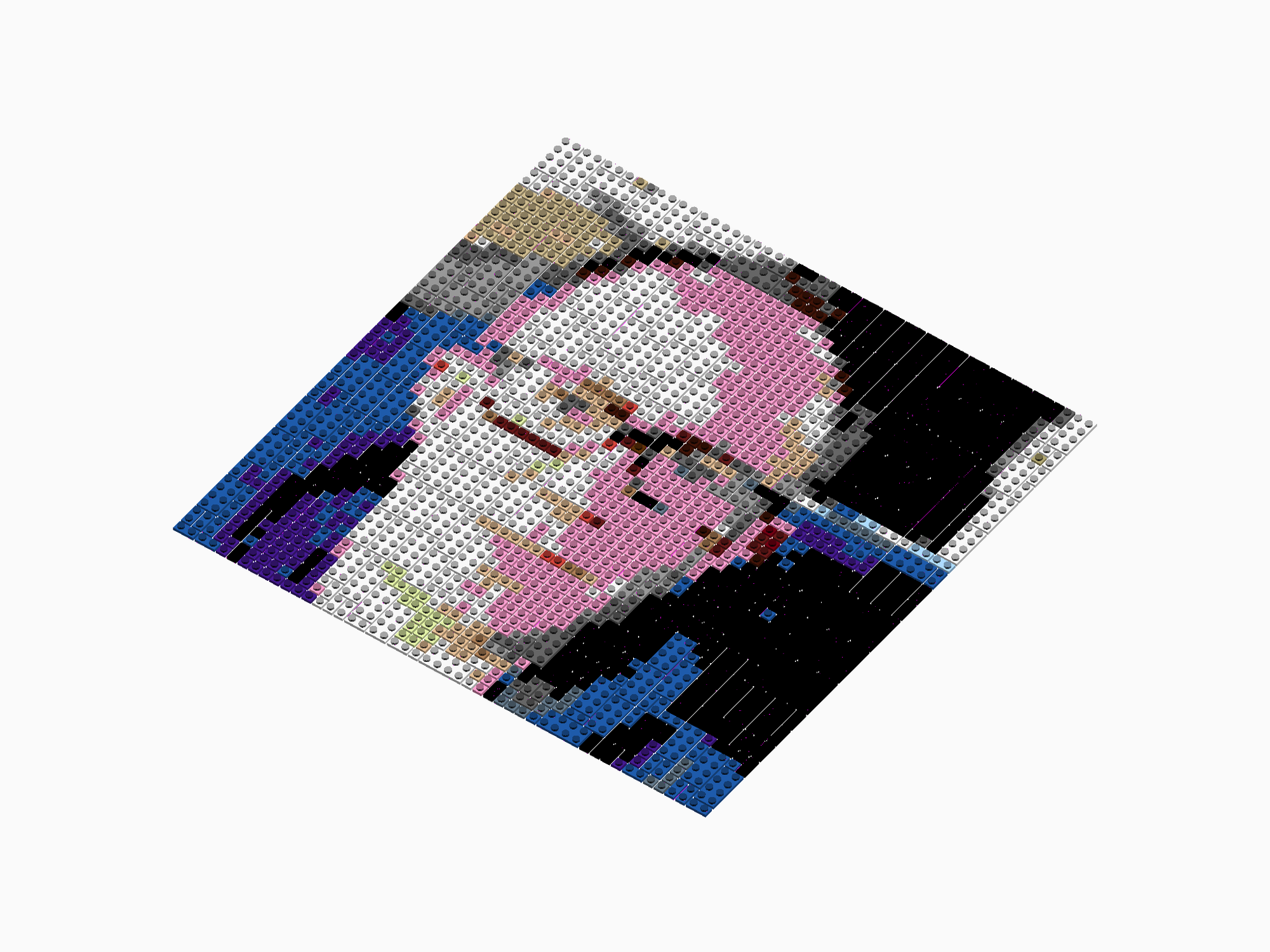Custom Brick Mosaic