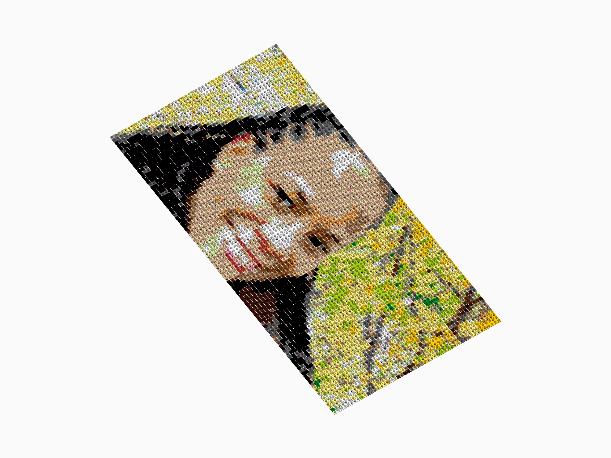Custom Brick Mosaic