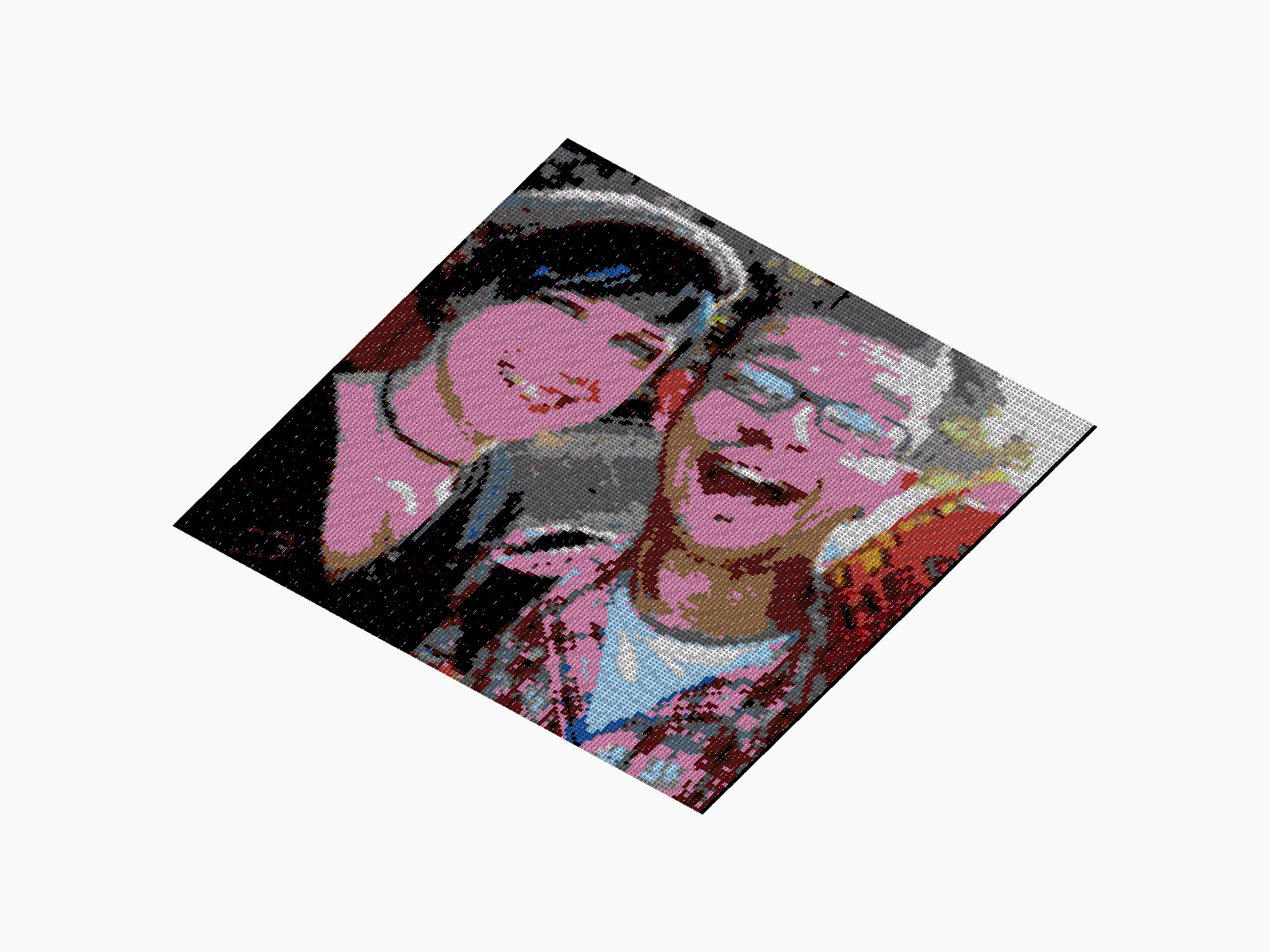 Custom Brick Mosaic