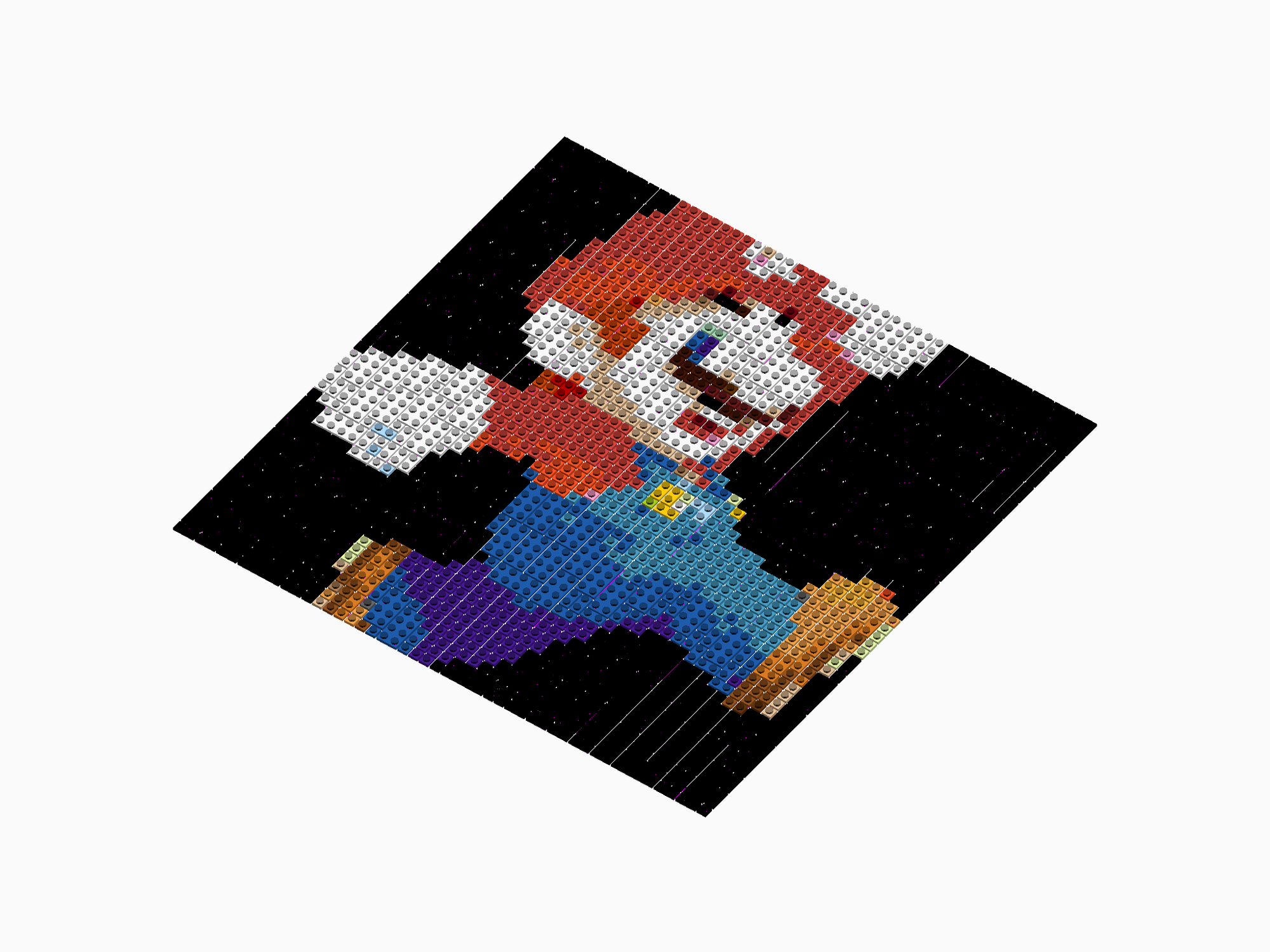 Custom Brick Mosaic