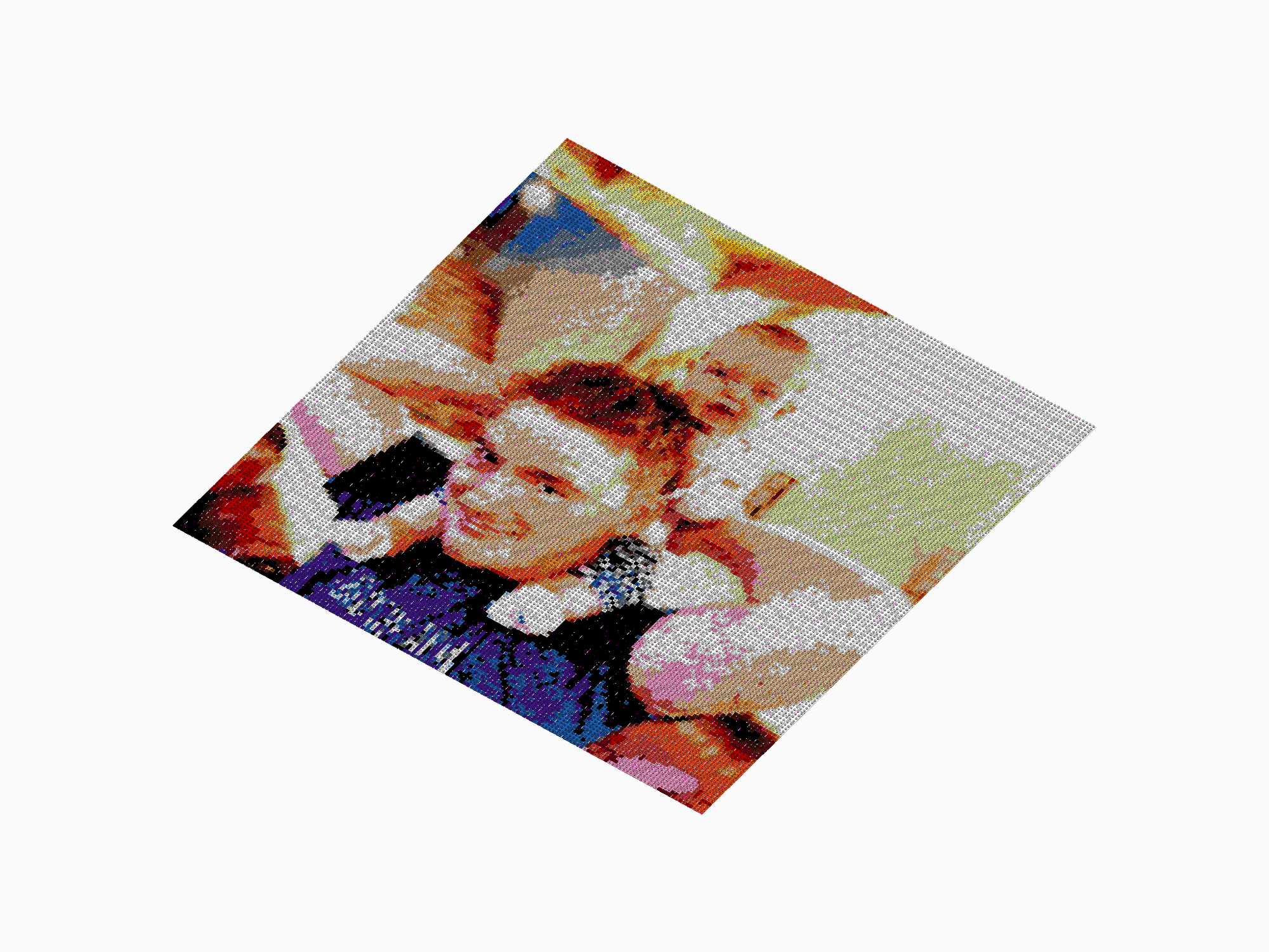 Custom Brick Mosaic