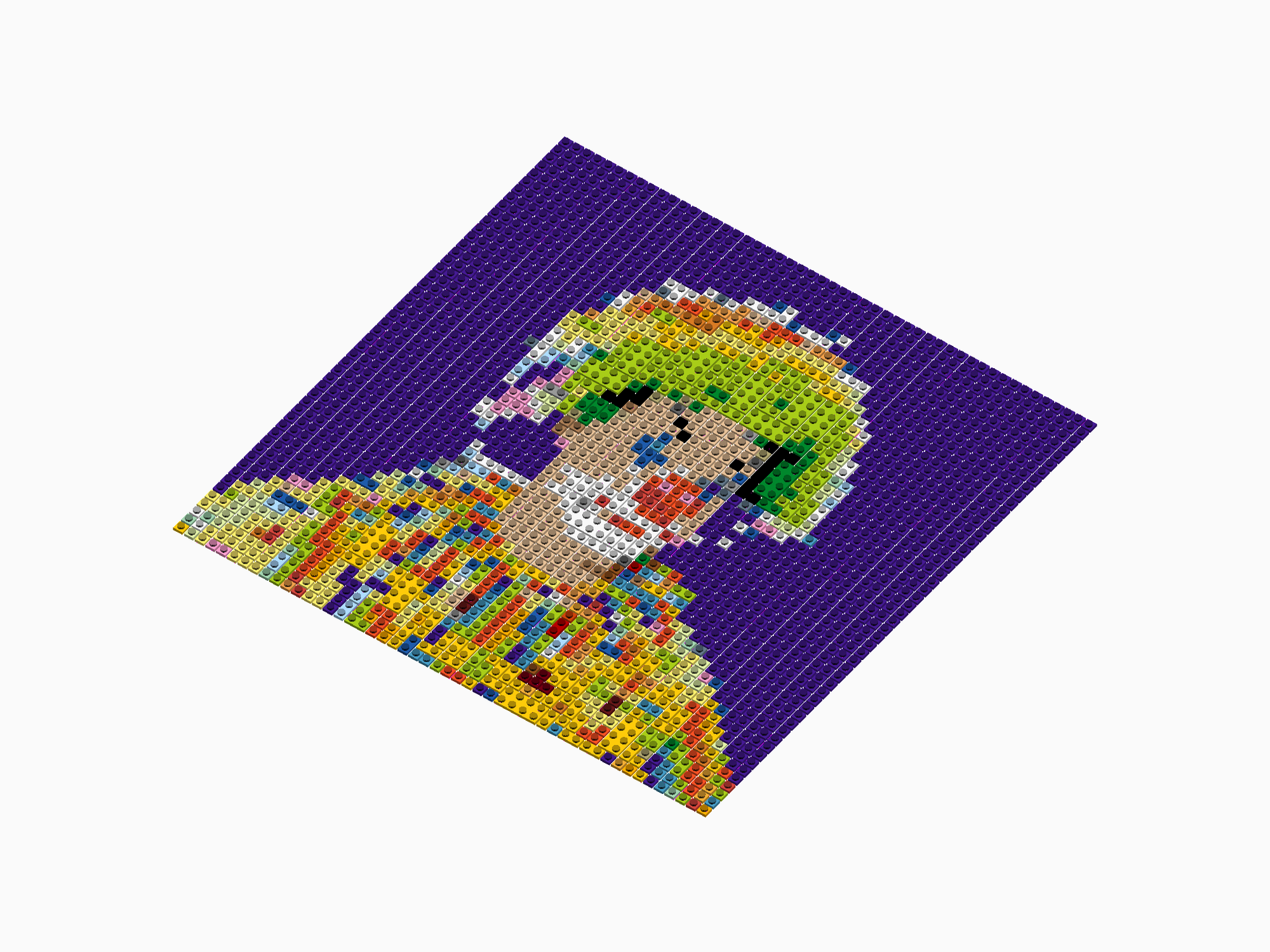 Custom Brick Mosaic