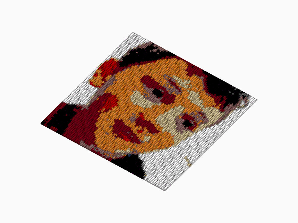 Custom Brick Mosaic