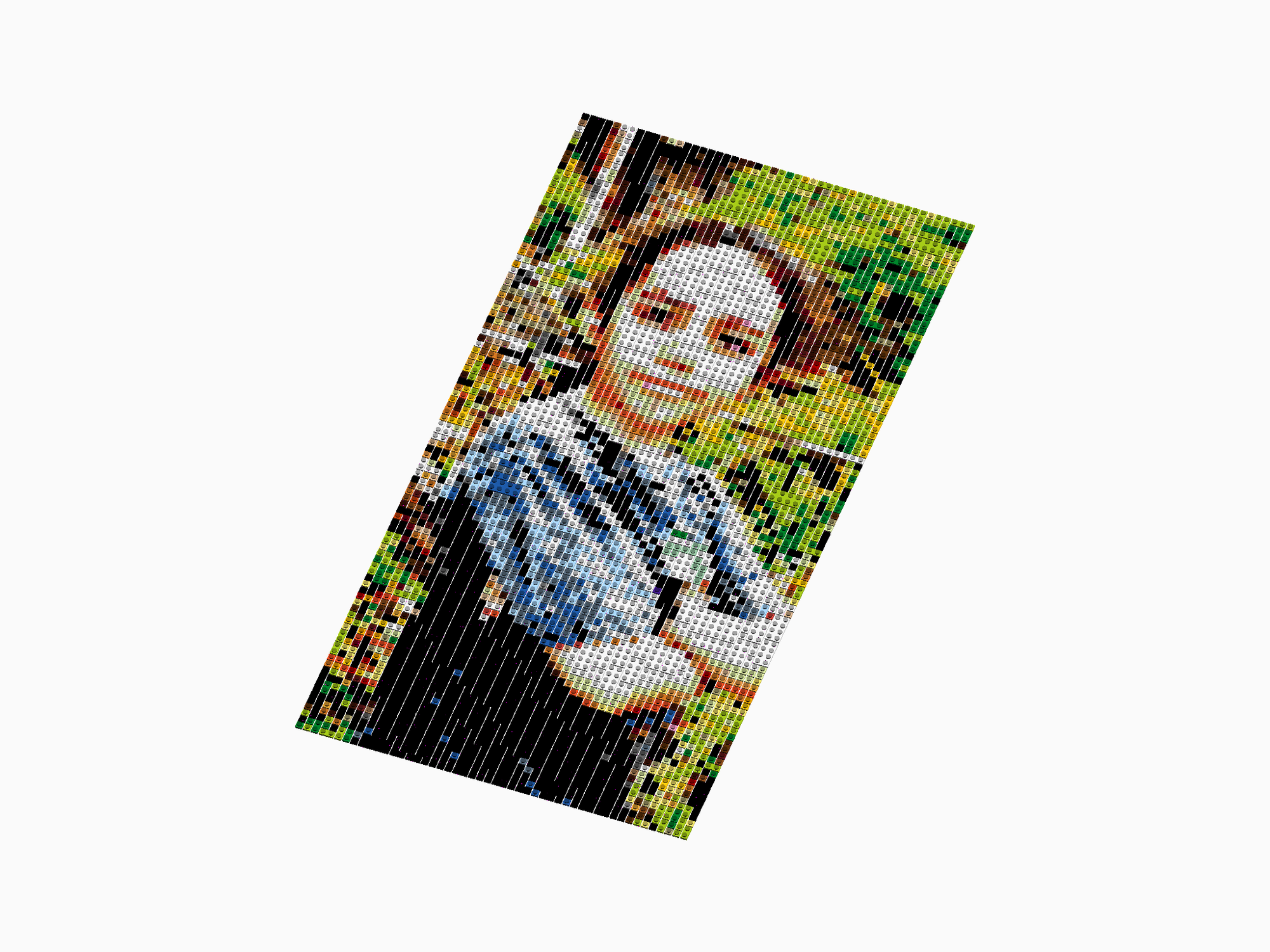 Custom Brick Mosaic