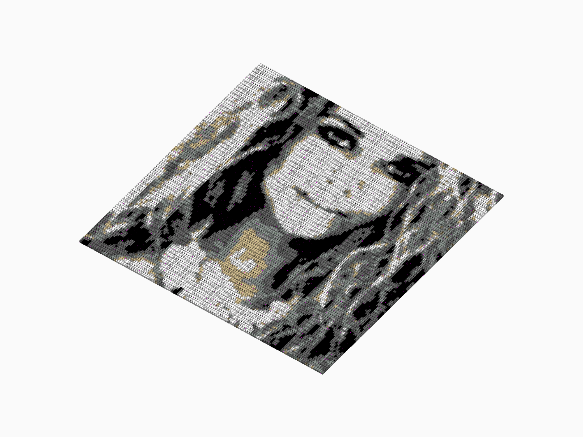 Custom Brick Mosaic