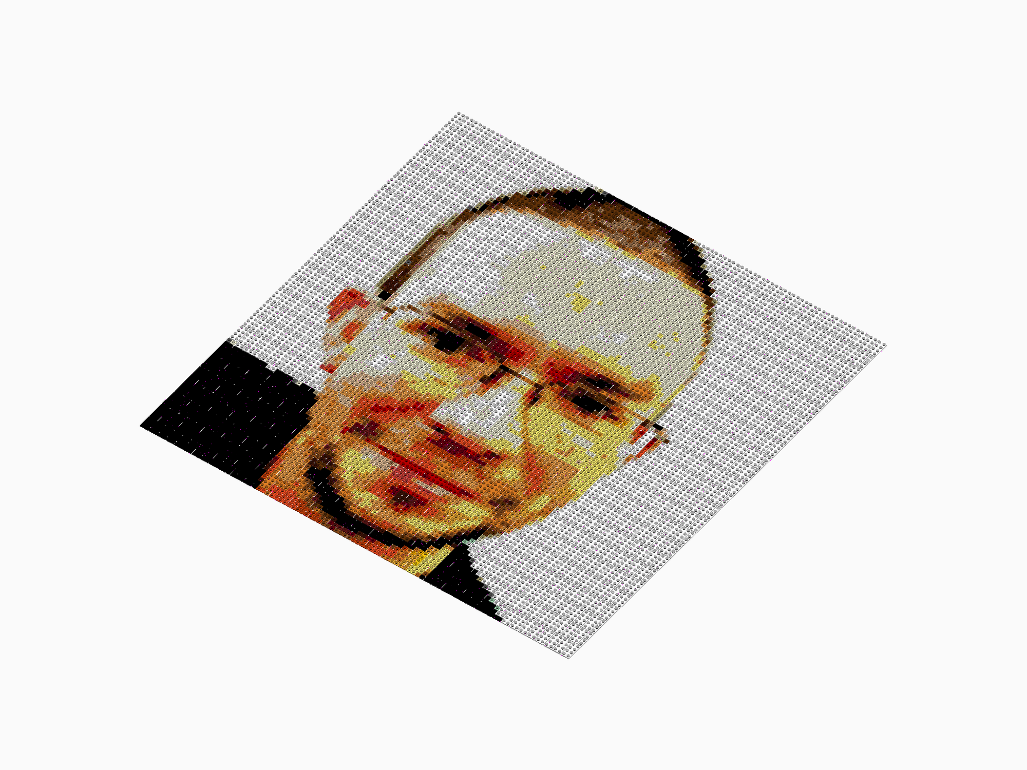 Custom Brick Mosaic