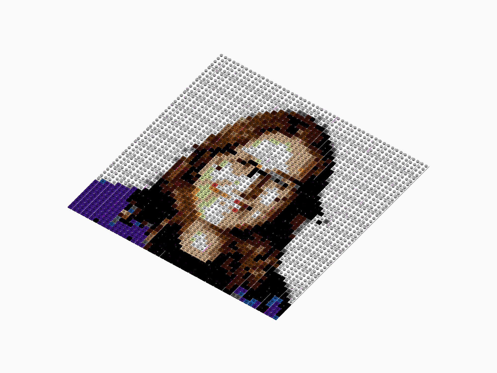 Custom Brick Mosaic