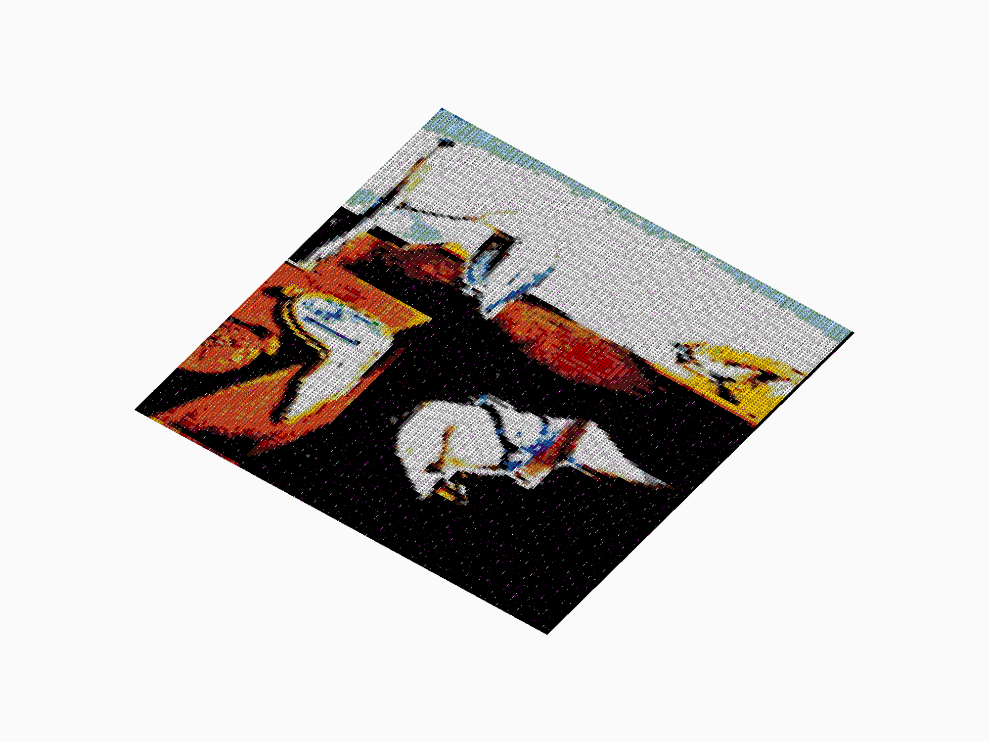 Custom Brick Mosaic