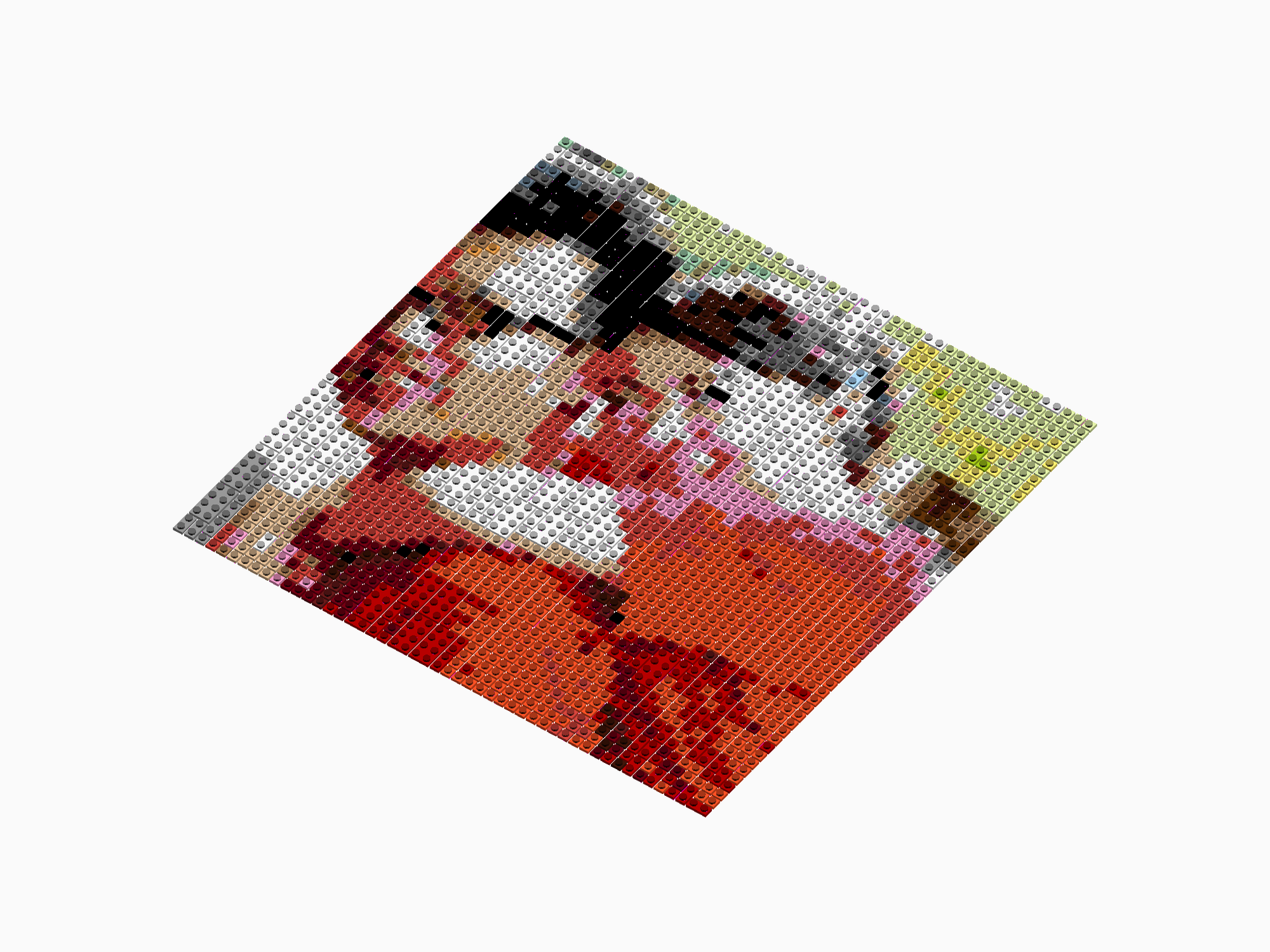 Custom Brick Mosaic