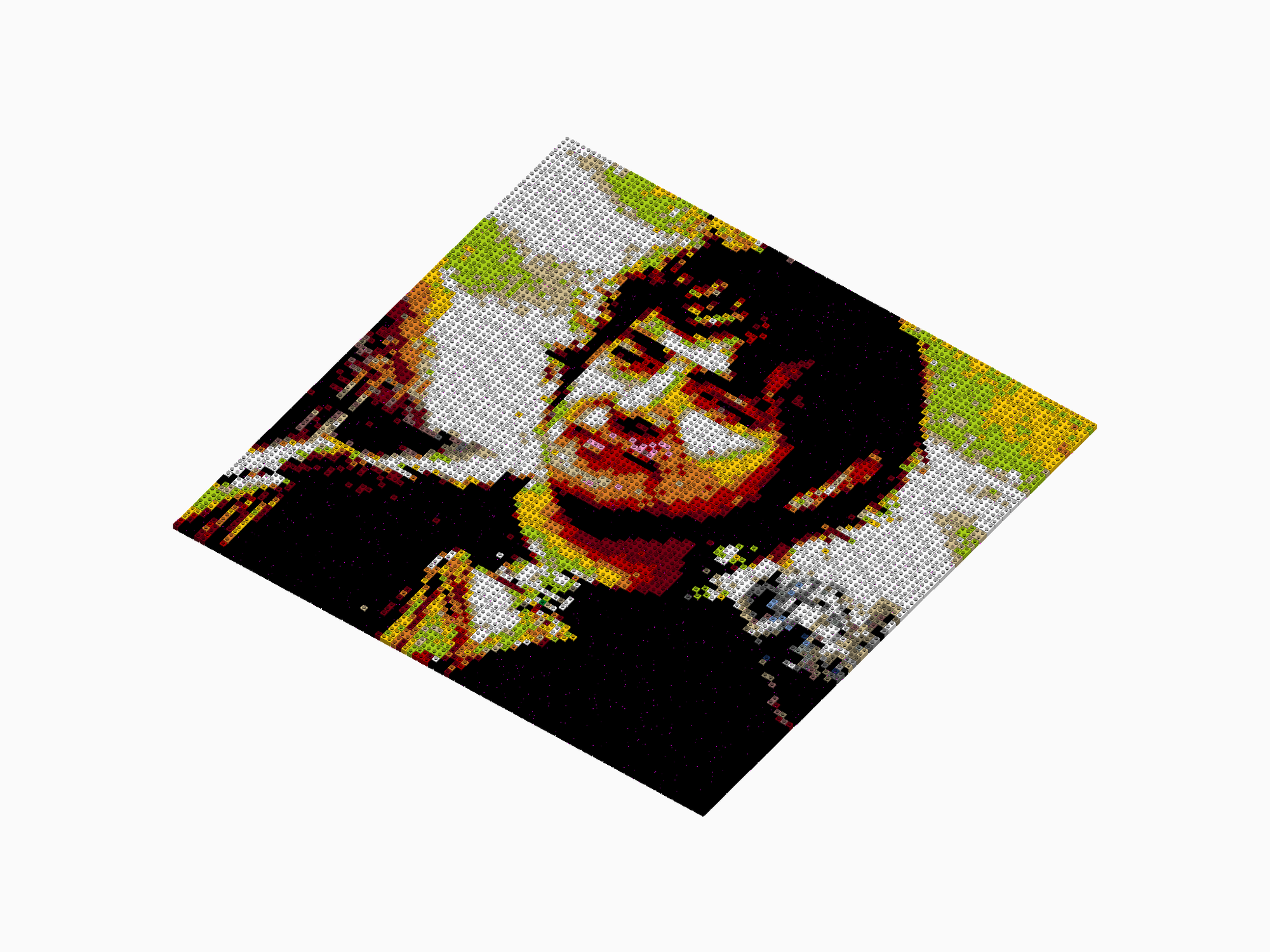 Custom Brick Mosaic