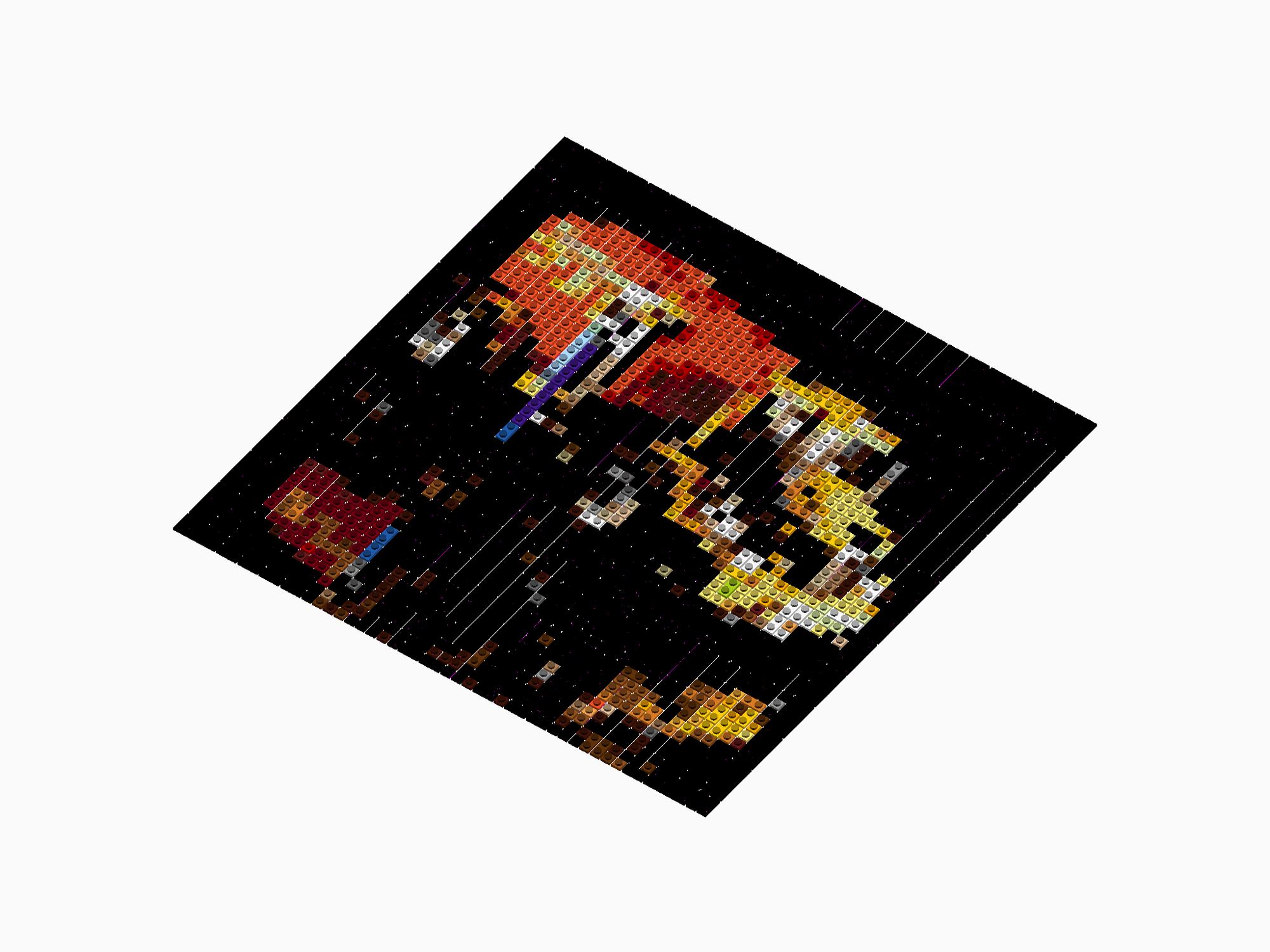 Custom Brick Mosaic